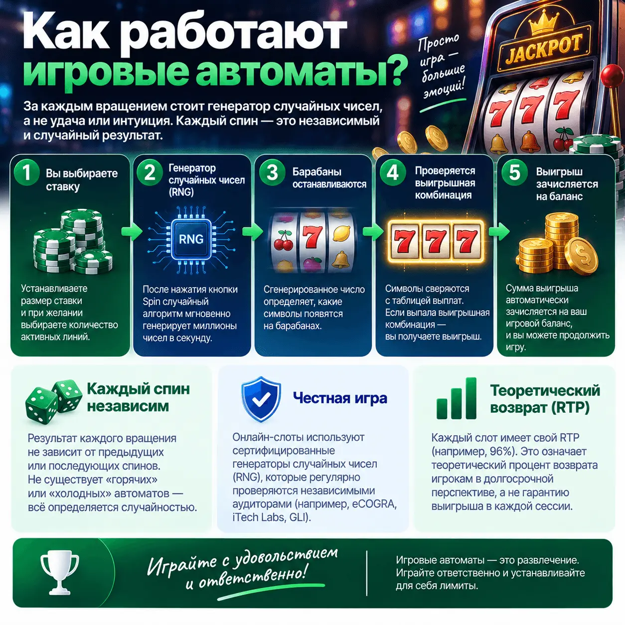 Как работают игровые автоматы?